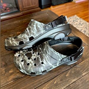 CROCS All-Terrain Mossy Oak Elements Aqua Clogs Men’s size 11 NWT Water Crocs